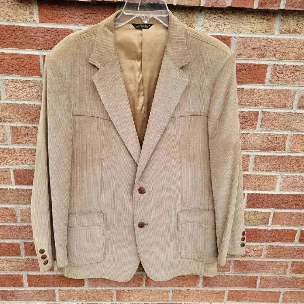 Vintage Levi's Sportswear Corduroy Blazer Jacket Men's Size 44R